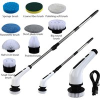 Electric Spin Scrubber Cordless Cleaning Brush Scrubber Multi-functional Cleaning Brush Scrubber for Bathroom Shower Car