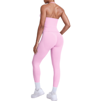 YS025 Women's Premium Gym Activewear Set High-Impact Fitness & Yoga Canvas Sports Clothing for Summer Workouts