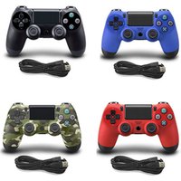 For PS4 Controller Wired Gamepad For Playstation 4 Dualshock 4 Joystick Gamepads Multiple Vibration 6 Axies For PS4 Console