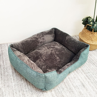 Luxury Plush Box Pet Bed Dogs