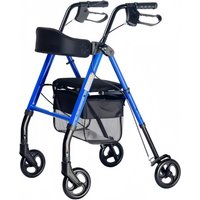 4 Wheel Mobility Walking Aids With Seat and Brake High Quality Four Wheels Moving Shopping Cart Walking Aids Folding