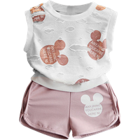 Bear Leader Doll Print T shirt Shorts Set