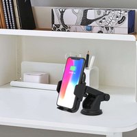 IR Intelligent Sensing Auto Clamping 10 W Fast Charging Air Vent Mount Holder for iPhone for Samsung car wireless charger mount