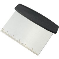 Kitchen Baking Tool Dough Scraper with Measuring Scale Stainless Steel Bench Scraper Bread Cake Pastry Pizza Food Cutter