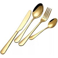 wedding gold cutlery set spoons forks knives stainless steel gold flatware set gold silverware