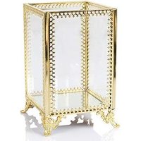 Vintage Glass Cosmetic Brush Holder