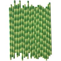 1000 Biodegradable Bamboo Paper Straws