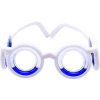 Wholesale Tiktok Hot SALE New Fashion Design White Blue Full-Rim Anti Motion Sickness Glasses Glasses Case for Adults Gaming