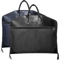 Luxury Clothing Cover Bag Large Capacity Zipper Pocket Suit Bag Leather Stitching Nylon Oxford Cloth Hand Carry for Suit Clothes