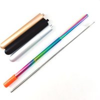 Collapsible Stainless Steel Foldable Straws