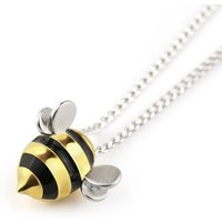 Latest Design Animal Bee Pendant Cubic Zirconia 925 Sterling Silver Necklaces for Women
