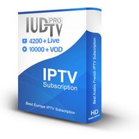 Best European IPTV Service IUDTV PRO 1 Year Account with 4200 Plus Channels for Android TV Box And Smart TV Set