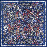 Vintage 90cm Silky Headwraps Silk Satin Head Hair Wrapping Muslim Big Scarf Hijab Paisley Bandanna for Women