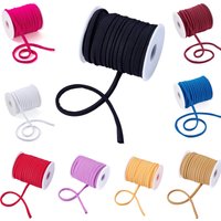 Pandahall 20m/roll 5mm Tiny Nylon Cord String Soft Elastic Thread For Bracelets Diy Beading Braided Jewelry Making