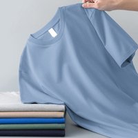 Goldtex Men's Summer Cotton T-Shirt Oversized Short and Half-Sleeve Loose Fit Youth Round Neck Trendy Casual for Any Season