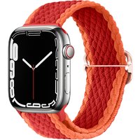 Braided Nylon Strap For Apple Watch band 45mm 44mm 40mm 38mm 42mm Belt Bracelet Watchband iWatch Series 7 6 SE 5 4 3