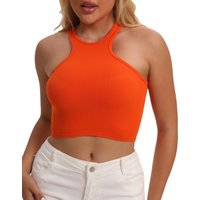 Women's Casual Summer Wholesale Crop Tank Top for Fitness Yoga Gym Crop Tank Top Sleeveless Ribbed Vest