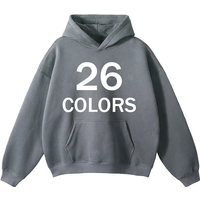 Wholesale Men's Heavyweight Hooded Sweatshirts Comfortable Casual Fashionable Street Style Customizable Logo for Winter