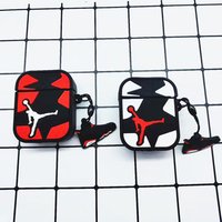 For Jordan 23 Jersey Apple Airpods Case Silicone Sport Clothes Air Pod Cover