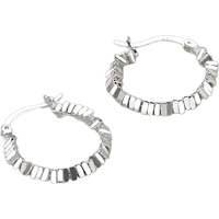 New Fashion 925 Sterling Silver Hoop Earrings Fine Big Circle Female Charm Jewelry with Zircon Wedding Party Gift for Women