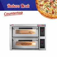 Electric Deck Oven for Cafeteria New Pizza Deck Oven for Pizza Shop Fast Baking Equipment Factory Bakery Machine Pizza Deck Oven