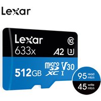2019 Original Lexar 95mb/s 633x micro memory card 512GB high speed 64 gb micro TF sd 128 gb sd card 256 gb memory card for Lexar