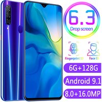 Wholesale P35 6.3 inch 3G 4G Android OS 9.1 Mini Slim Mobile Phone