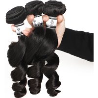 Remy 100% Human Hair Extensions Bundles Cheap 18 20 22 24 Inch Human Hair Bundles Vendors Wholesale Bulk Loose Wave Hair Bundles