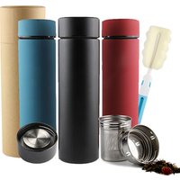 450ml Coffee Tea Tumbler Wholesale Double Wall Insulated Thermos Bottle Travel Vacuum Flask Stainless Steel Mug With Infuser