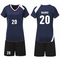 A525 Unisex Custom Logo Volleyball Jersey Shirt Breathable Short Sleeve Sport Set for Youth
