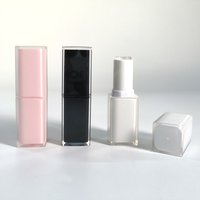 Custom Logo Cosmetic Tube Packaging Recyclable Eco-friendly Empty Plastic Lipstick Lip Balm Container Customized Plastics Tubes