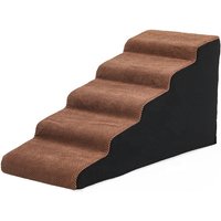 Customized Logo Dog Non-Slip Stairs Comfortable Curved Multi-Step Design Removeable Washable Foam for High Beds Solid Pattern