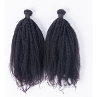Wholesale Price Weaving Hair Bundles Kinky Curly Human Hair Weave Brazilian Kinky Curly 4c Weft Human Hair for Extension