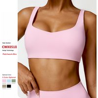 2024 Stock Ready High Quality Custom Logo Seamless Yoga Bra for Gym Running Fitness Athletic Vest Top Animal Sleeveless Sports