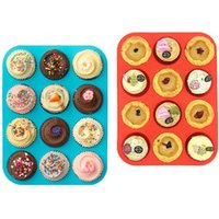 Reusable Non-Stick Silicone Baking Cups for Cupcakes