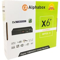 2019 new Alpha box x6+ DVB T2 MI/S2X/C digital Combo t2-mi DVB-S2 t2-mi Support 3g wifi Satellite Tv Receiver