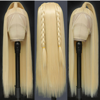 Blonde Virgin Hair Cheap 360 Guangzhou Wigs 613 13x4 HD Full Lace Brazilian Human Hair Lace Front Wig