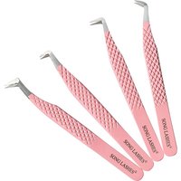 Top Quality Wholesales Fiber Tips Tweezers Professional Volume Lashes Tweezers