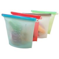 Amazon FBA Services Eco Friendly Ziplock Leakproof Snack Reusable Silicone Food Storage Bag