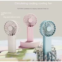 Portable Usb Rechargeable Hand Fan Small Pocket Fan Flashlight for Travel Birthday Gifts for Girl or Boy