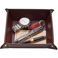 Folding Leather Dice Tray