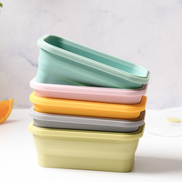 Amazon Silicone Collapsible Food Storage Containers 4 Sizes