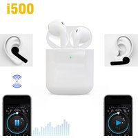 i500 tws bluetooth earphone smart sensor super bass Earbuds Wireless charging PK i10 tws i12 i30 i60 i80 i100 TWS
