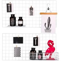 Wire Grid Panel Photo Display Home Decor
