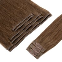 New Arrival Seamless Genius Pu Clip in Hair Extension No Return Hair Virgin Seamless Human Hair Clip in Extensions