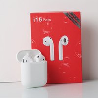 Wireless Blue tooth Headphones TWS i15 For iphone Built in Stereo Mic Charging Case i15 twins Earbuds