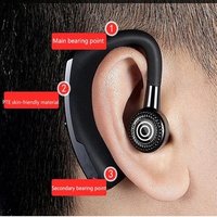 Universal Headphone Stereo Earbuds Single Headset T9 V9 Wireless Bluetooth Ear Hook Earphone