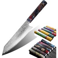 Handmade Kitchen Knife VG10 Japanese Damascus Steel Cleaver Kiritsuke Knives Home Tool Slicing Gifts Damascus steel Chef knife