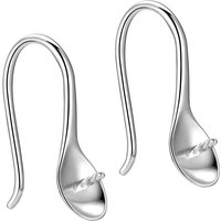DIY Pearl Hook 925 Sterling Silver Earrings Stud Posts Empty Set for Women Fine Jewelry Accessories Handmade Wholesale