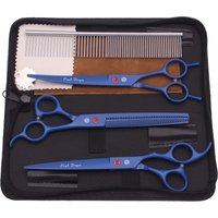 JP Stainless Steel Dog Grooming Scissors 7.5" Pet Thinning Hairdressing Curved Scissors Model Z3088